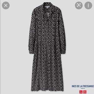 Uniqlo Floral Shirt Dress